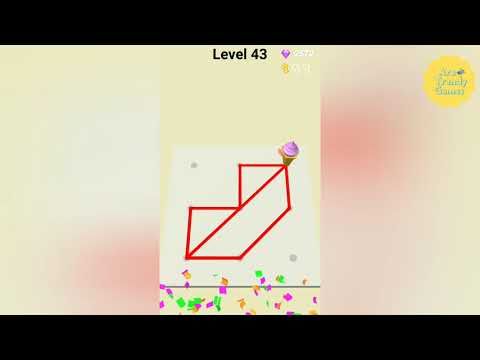 Video guide by Ara Trendy Games: Line Paint! Level 43 #linepaint