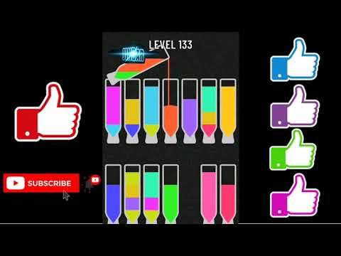 Video guide by JindaR MOBILE GAMES: Water Sort Puzzle Level 133 #watersortpuzzle