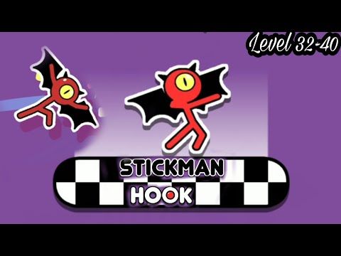 Video guide by Best Gameplay Pro: Stickman Hook Level 32-40 #stickmanhook