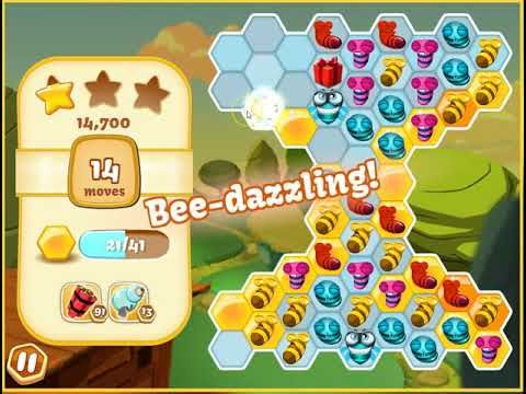 Video guide by Catty McCatface: Bee Brilliant Level 1098 #beebrilliant