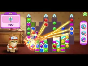 Video guide by Leo Mercury Games: Kitten Match Level 823 #kittenmatch