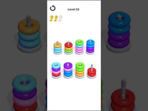 Video guide by Mobile games: Hoop Stack Level 23 #hoopstack