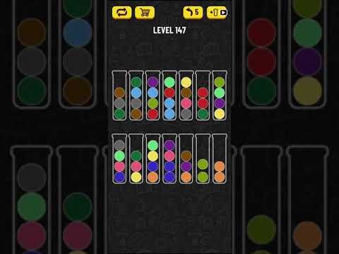 Video guide by Mobile games: Ball Sort Puzzle Level 147 #ballsortpuzzle
