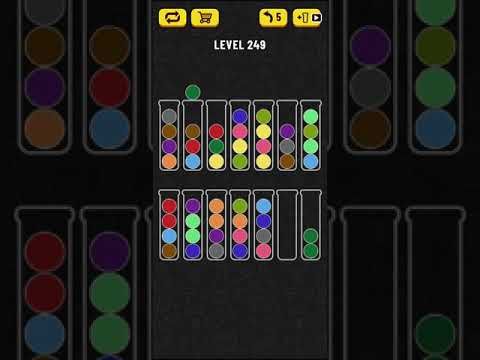 Video guide by Mobile games: Ball Sort Puzzle Level 249 #ballsortpuzzle