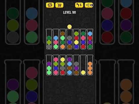 Video guide by Mobile games: Ball Sort Puzzle Level 181 #ballsortpuzzle