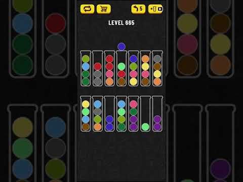 Video guide by Mobile games: Ball Sort Puzzle Level 665 #ballsortpuzzle