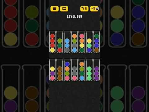 Video guide by Go Answer: Ball Sort Puzzle Level 659 #ballsortpuzzle