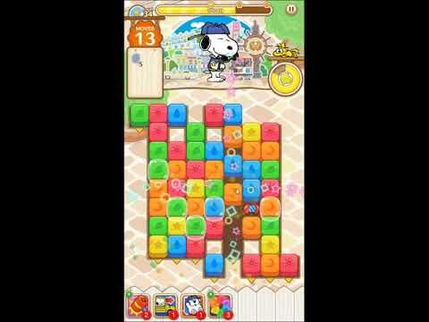 Video guide by skillgaming: SNOOPY Puzzle Journey Level 34 #snoopypuzzlejourney