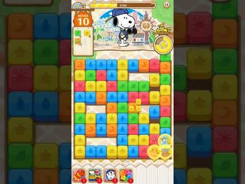 Video guide by tobias deamon: SNOOPY Puzzle Journey Level 43 #snoopypuzzlejourney