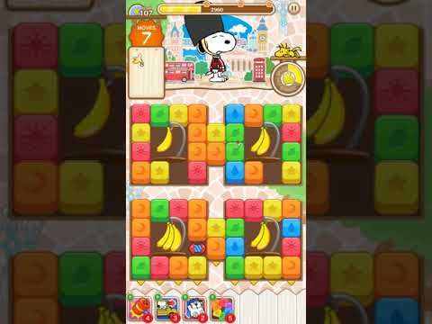 Video guide by tobias deamon: SNOOPY Puzzle Journey Level 107 #snoopypuzzlejourney