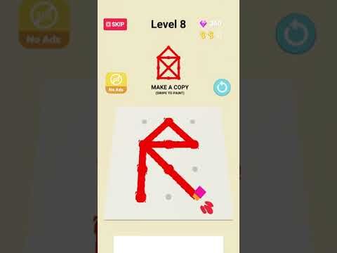 Video guide by RebelYelliex: Line Paint! Level 8 #linepaint