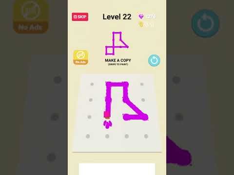 Video guide by RebelYelliex: Line Paint! Level 22 #linepaint