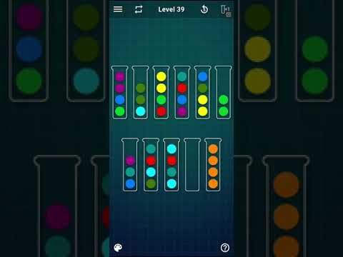 Video guide by Mobile games: Ball Sort Puzzle Level 39 #ballsortpuzzle