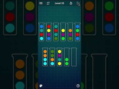 Video guide by Mobile games: Ball Sort Puzzle Level 33 #ballsortpuzzle
