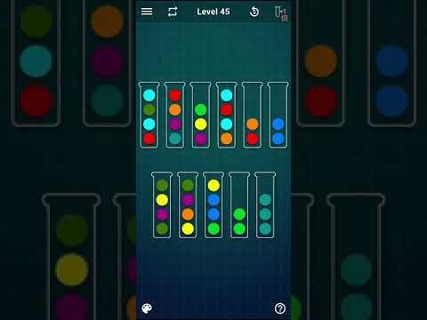 Video guide by Mobile games: Ball Sort Puzzle Level 45 #ballsortpuzzle