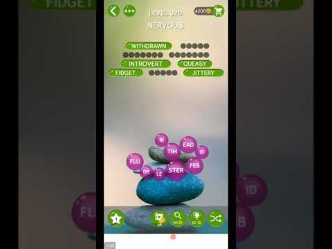 Video guide by ETPC EPIC TIME PASS CHANNEL: Word Pearls Level 920 #wordpearls