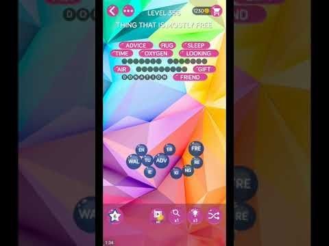 Video guide by ETPC EPIC TIME PASS CHANNEL: Word Pearls Level 356 #wordpearls