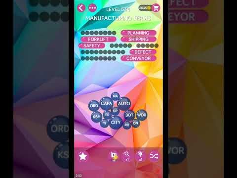 Video guide by ETPC EPIC TIME PASS CHANNEL: Word Pearls Level 538 #wordpearls