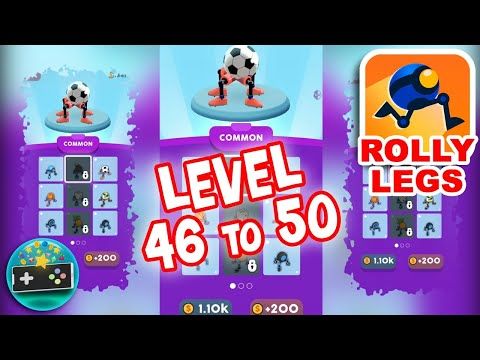 Video guide by Mobile Games: Rolly Legs Level 46-50 #rollylegs