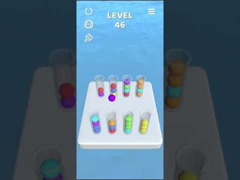 Video guide by Mobile games: Sort It 3D Level 46 #sortit3d