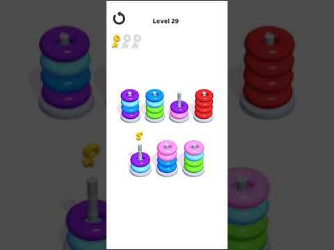 Video guide by Mobile games: Hoop Stack Level 29 #hoopstack