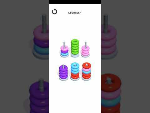Video guide by Go Answer: Hoop Stack Level 517 #hoopstack