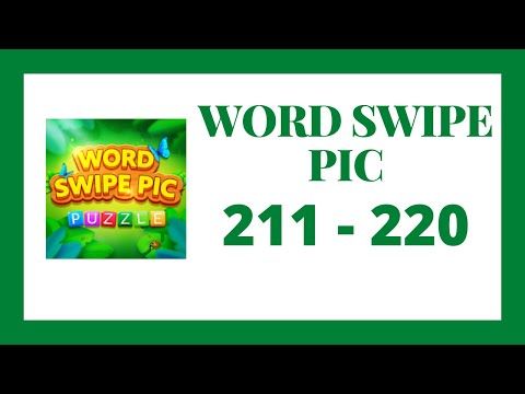 Video guide by Go Answer: Word Swipe Pic Level 211 #wordswipepic