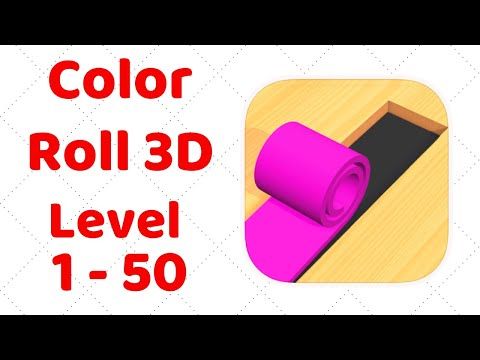 Video guide by ZCN Games: Color Roll 3D Level 1-50 #colorroll3d