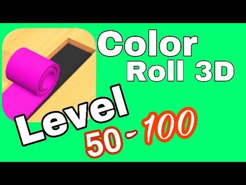 Video guide by Titanes Juego: Color Roll 3D Level 50-100 #colorroll3d