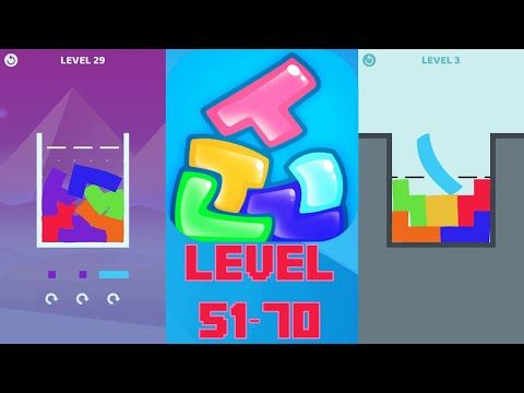 Video guide by Tap Touch: Jelly Fill Level 51-70 #jellyfill