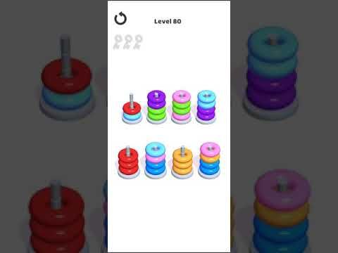 Video guide by Mobile games: Hoop Stack Level 80 #hoopstack