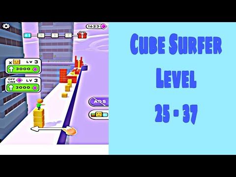 Video guide by GAME'S PWR: Cube Surfer! Level 25 #cubesurfer