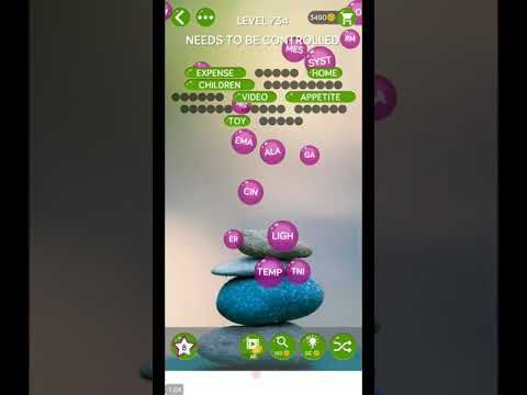 Video guide by ETPC EPIC TIME PASS CHANNEL: Word Pearls Level 734 #wordpearls