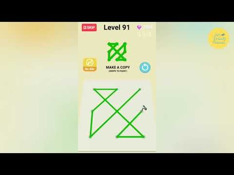 Video guide by Ara Trendy Games: Line Paint! Level 91 #linepaint