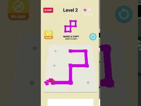 Video guide by RebelYelliex: Line Paint! Level 2 #linepaint
