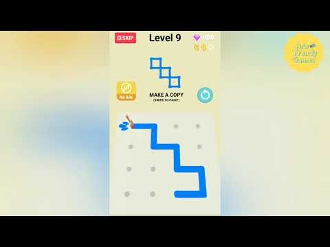 Video guide by Ara Trendy Games: Line Paint! Level 9 #linepaint