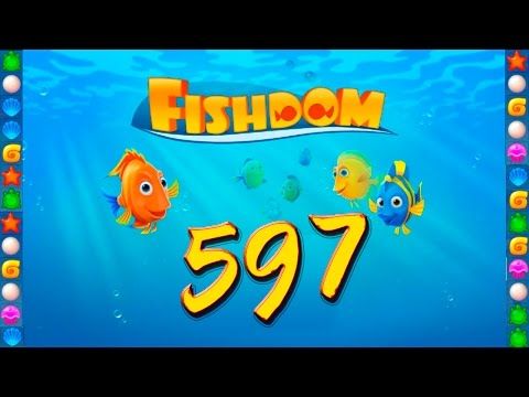 Video guide by GoldCatGame: Fishdom: Deep Dive Level 597 #fishdomdeepdive