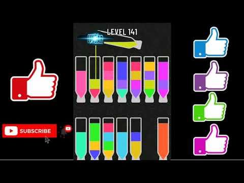 Video guide by JindaR MOBILE GAMES: Water Sort Puzzle Level 141 #watersortpuzzle