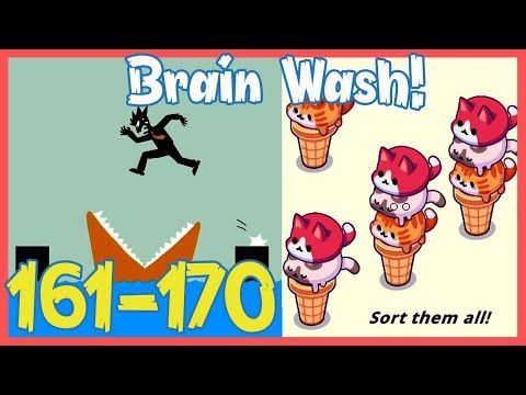 Video guide by PlayGamesWalkthrough: Brain Wash! Level 161 #brainwash