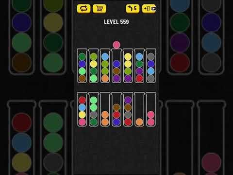 Video guide by Mobile games: Ball Sort Puzzle Level 559 #ballsortpuzzle