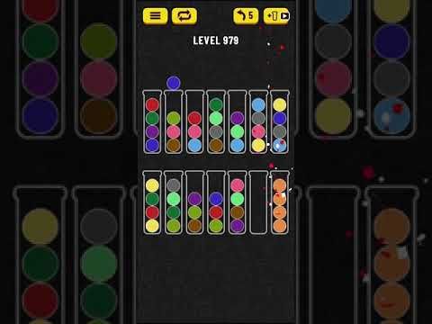 Video guide by Mobile games: Ball Sort Puzzle Level 979 #ballsortpuzzle