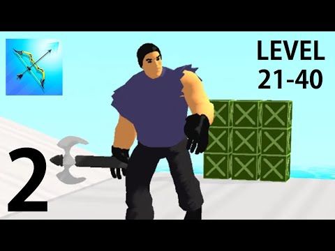 Video guide by Empty Fellow: Archer Hero 3D Level 21-40 #archerhero3d