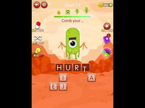 Video guide by Scary Talking Head: Word Monsters Level 75 #wordmonsters