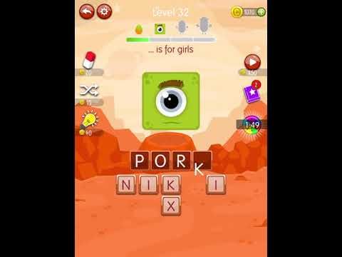 Video guide by Scary Talking Head: Word Monsters Level 32 #wordmonsters