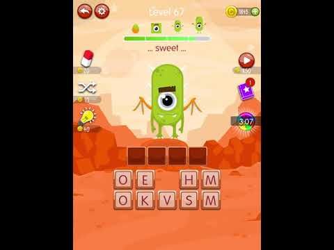 Video guide by Scary Talking Head: Word Monsters Level 67 #wordmonsters