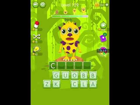 Video guide by Scary Talking Head: Word Monsters Level 129 #wordmonsters
