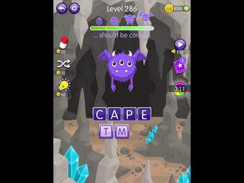 Video guide by Scary Talking Head: Word Monsters Level 286 #wordmonsters