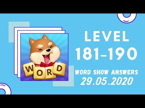 Video guide by Kelime HÃ¼nkÃ¢rÄ±: Word Show Level 181 #wordshow