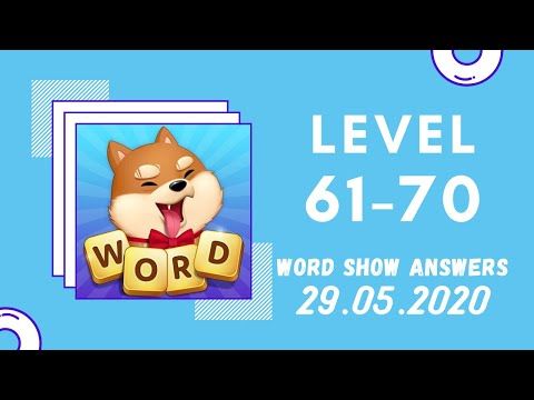 Video guide by Kelime HÃ¼nkÃ¢rÄ±: Word Show Level 61-70 #wordshow