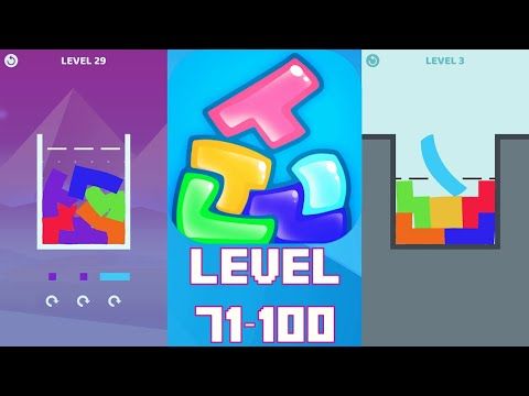 Video guide by Tap Touch: Jelly Fill Level 71-100 #jellyfill